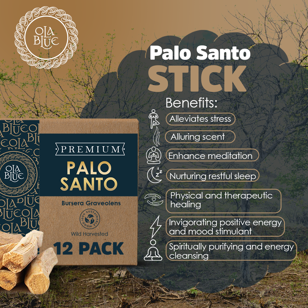 Palo Santo Sticks Premium Resin (12-Pack)