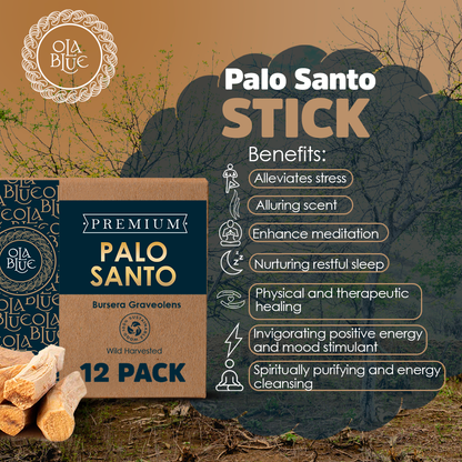 Palo Santo Sticks Premium Resin (12-Pack)