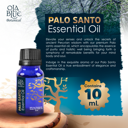 Palo Santo Essential Oil. Premium Therapeutic Grade Oil- 20 & 10ml