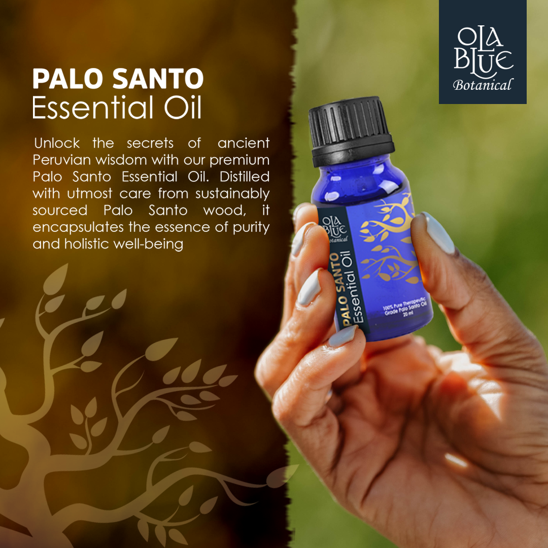 Palo Santo Essential Oil. Premium Therapeutic Grade Oil- 20 & 10ml