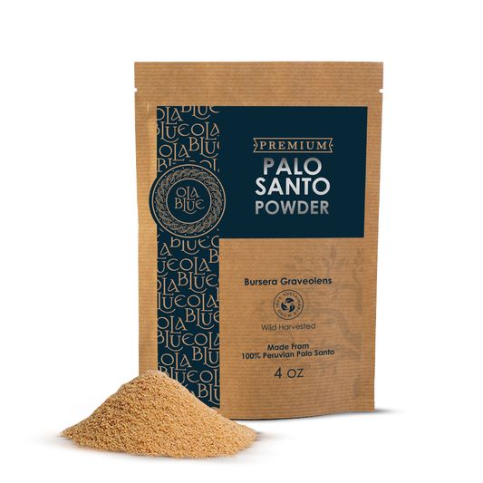 Palo Santo Powder - Natural and Sustainable 4oz from Peru