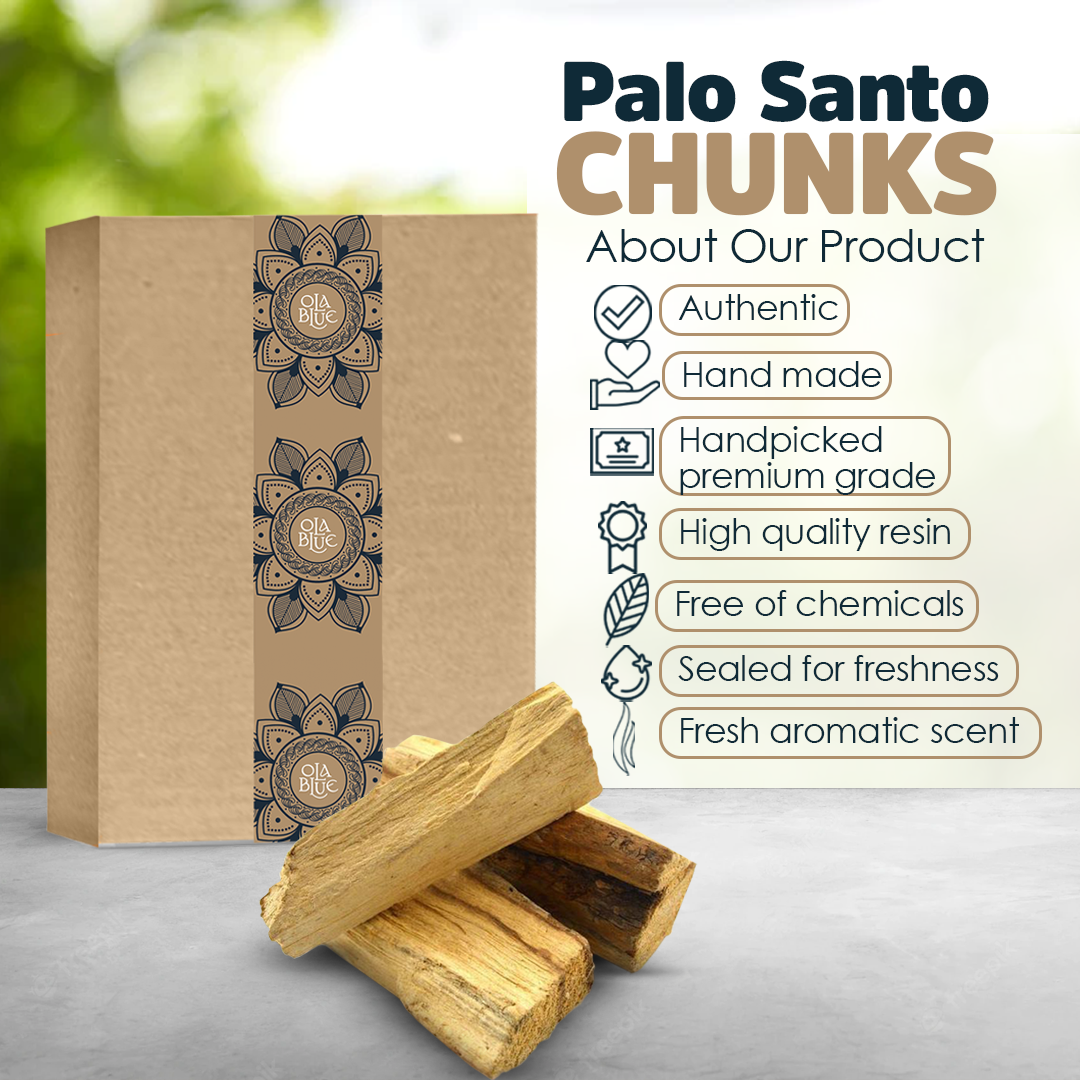 Palo Santo Smudging Chunks (1 Pound) from Peru