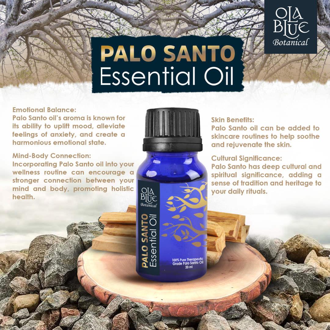 Palo Santo Essential Oil. Premium Therapeutic Grade Oil- 20 & 10ml