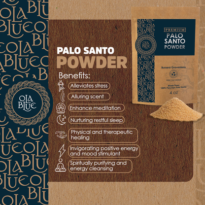 Palo Santo Powder - Natural and Sustainable 4oz from Peru